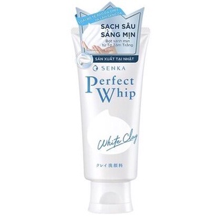 [CAM KẾT CHÍNH HÃNG]Sữa rửa mặt tạo bọt chiết xuất đất sét trắng Senka Perfect White Clay 120g