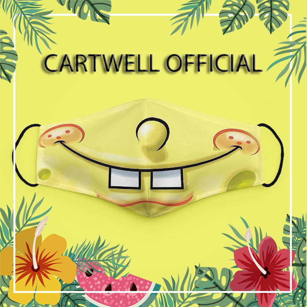 Khẩu trang thú cưng dễ thương cho bé đáng yêu vui nhộn hoạt hình Hình Vẽ DRAWN CARTWELL bảo vệ toàn diện có thể giặt và
