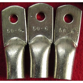 Đầu cos đồng cao cấp 50-6 (50mm2 lỗ 6mm) chuyên dùng cho chế máy hàn cell pin