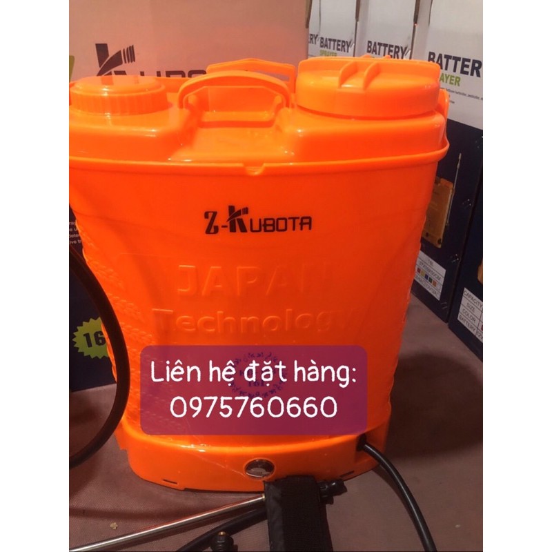 (Chính hãng) Bình xịt điện 16L(Bình xịt thuôc-Kubota)