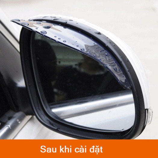 【2 Pcs】Car rearview mirror rain shield rain eyebrow glass mirror rear mirror mirror reversing mirror rain shield rainboard universal