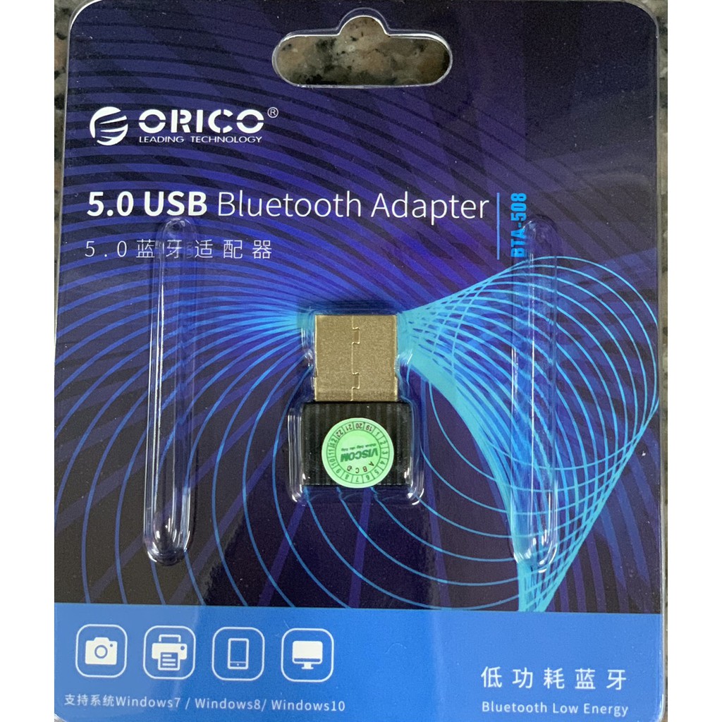 USB Bluetooth 5.0 Orico BTA-508 - Dành cho PC, Laptop - Hàng chính hãng