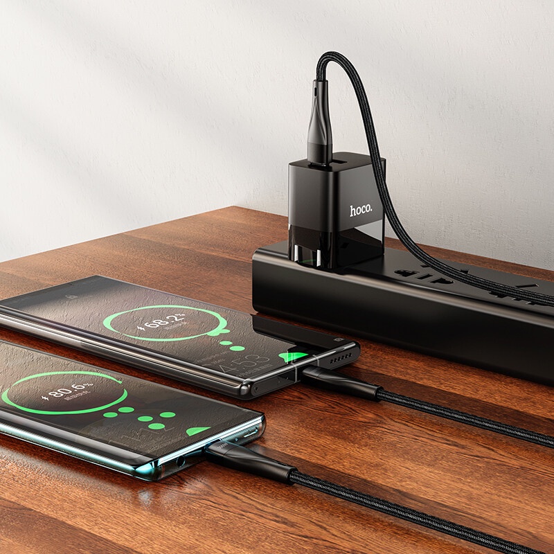 Dây Cáp Sạc Nhanh HOCO U102 PD 20W USB C Sang Type C 100W Cho Notebook android