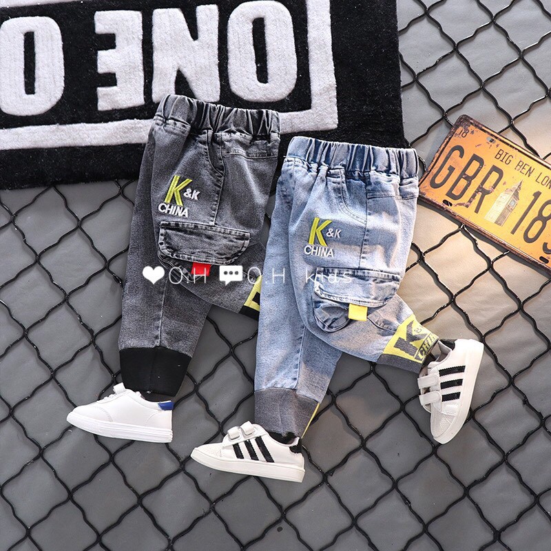 Quần jean ôm bo lai