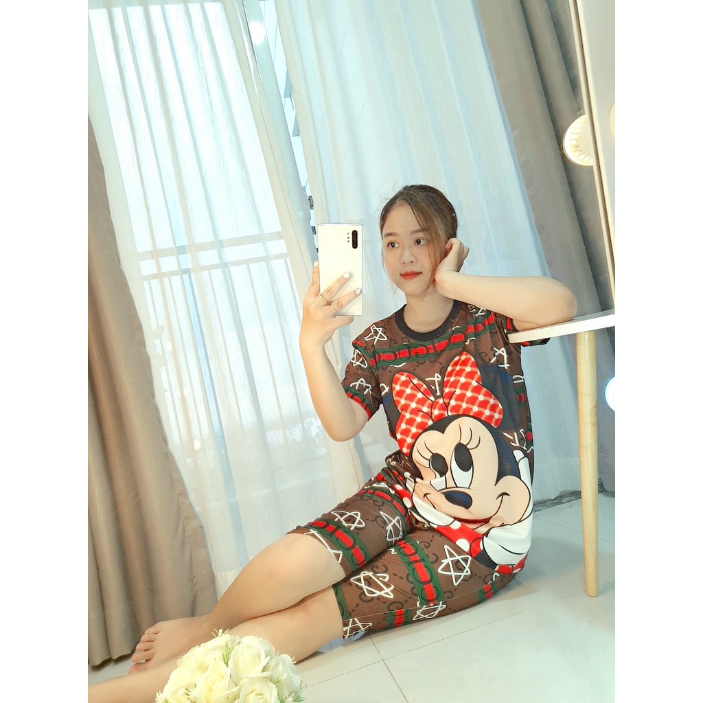 Đồ Bộ Thun Lạnh BIGSIZE hoạt hình siêu dễ thương | BigBuy360 - bigbuy360.vn