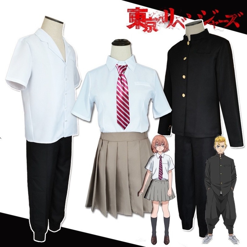 Anime Tokyo Revengers phim hoạt hình cosplay quần đen cho phụ nữ nam giới Mikey cosplay Tachibana Hyuga【COD】 | BigBuy360 - bigbuy360.vn
