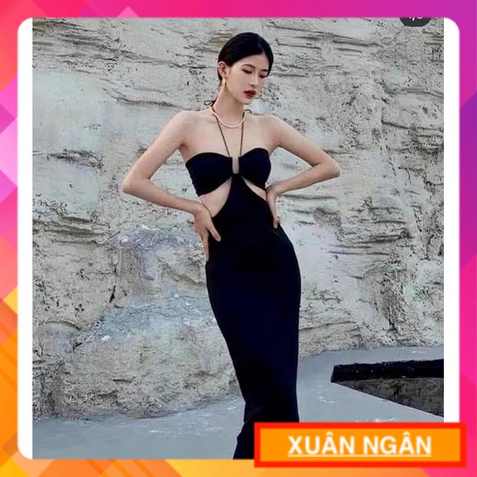 ĐẦM BODY MAXI DÀI KHOÉT EO