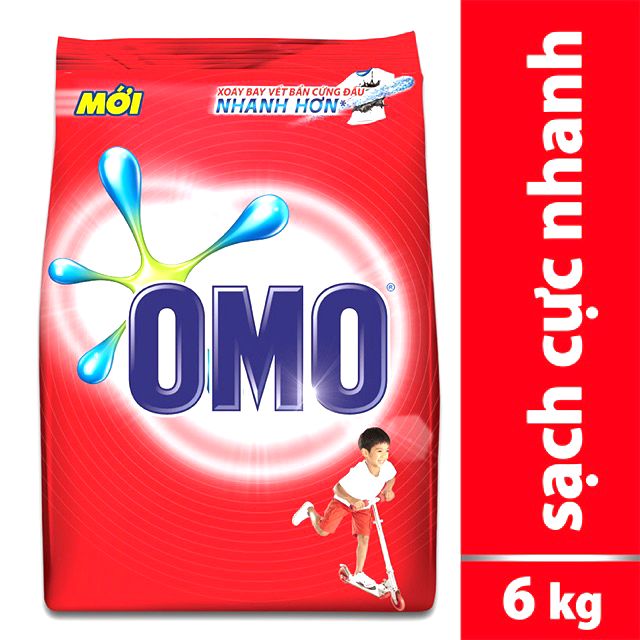 Bột giặt omo siêu sạch 6kg