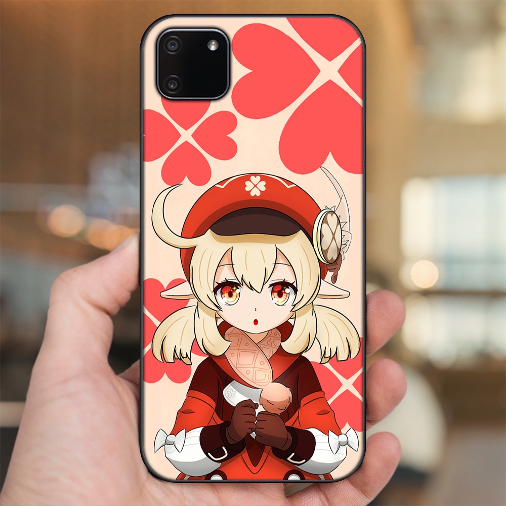 Ốp lưng Realme C11 2020 viền đen in hình Klee Genshin Impact