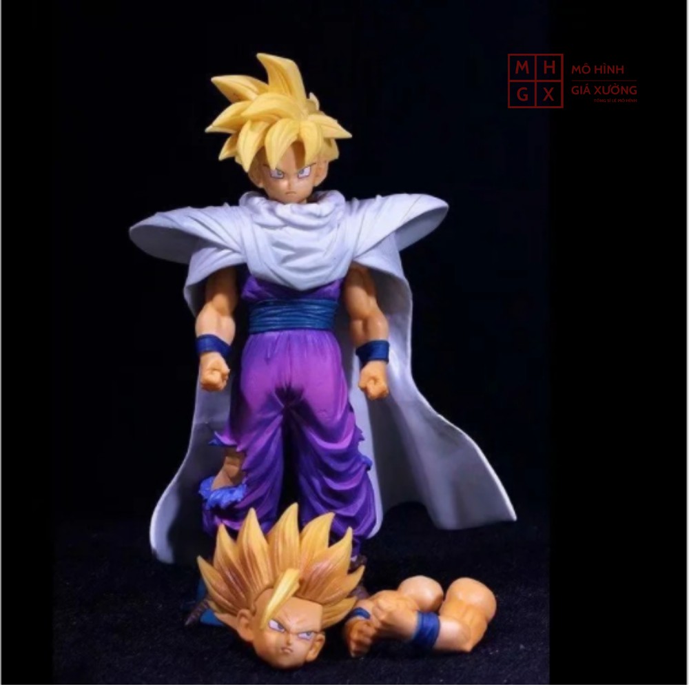 Mô hình Dragon Ball SonGoHan super saiyan 2 trạng thái + phụ kiện siêu đẹp cao 23cm - mô hình figure 7 viên ngọc rồng