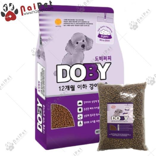 Thức Ăn Hạt Cho Chó Con Doby Pupyy Hàn Quốc 1kg