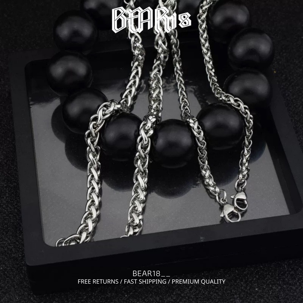 Vòng tay nam - lắc tay nam đơn giản màu bạc chất liệu thép titan không gỉ unisex phù hợp cho nam và nữ BEAR18 - VT110