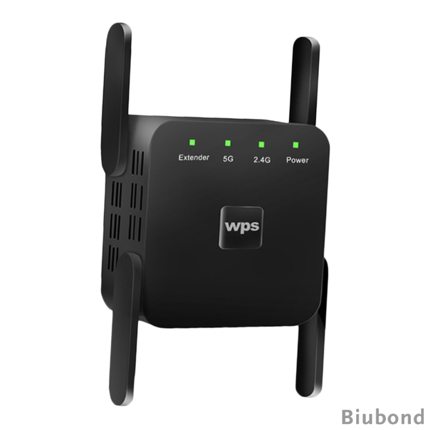 Bộ Khuếch Đại Tín Hiệu Wifi 1200mbps 2.4g 5g 4 Ăng Ten