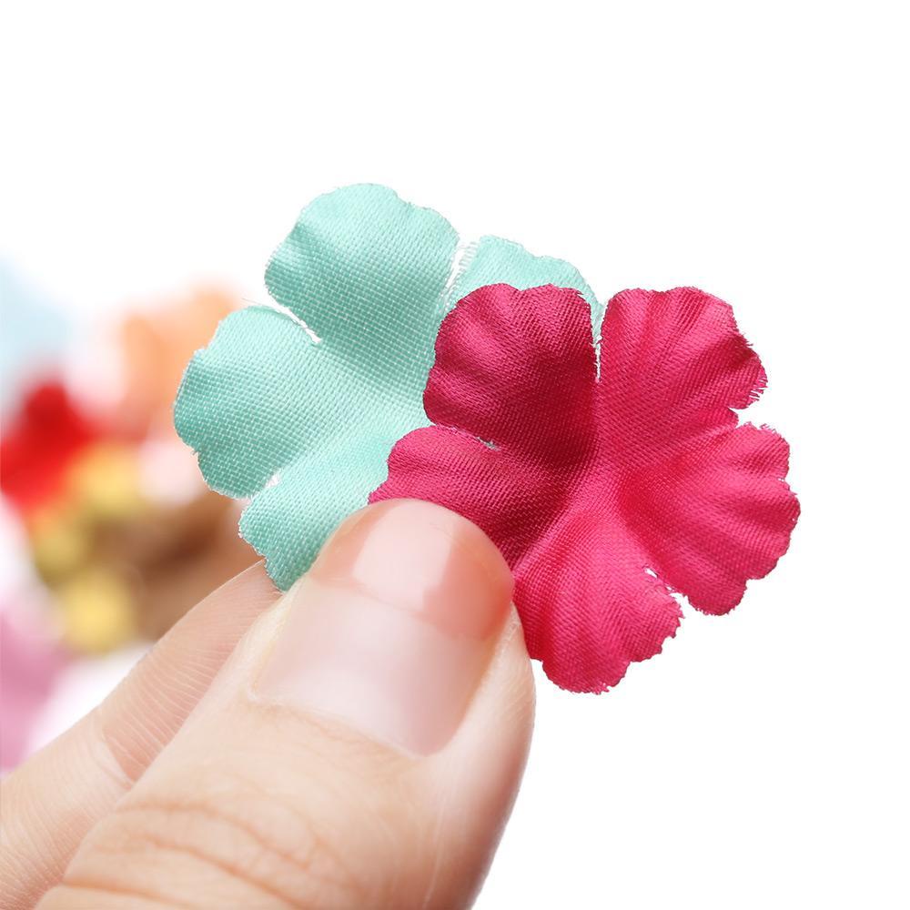 Set 100 Cánh Hoa Hồng Giả Bằng Lụa Dùng Trang Trí Xinh Xắn