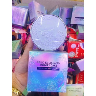 Phấn phủ cellio ex collagen twoway cake spf 30 pa++