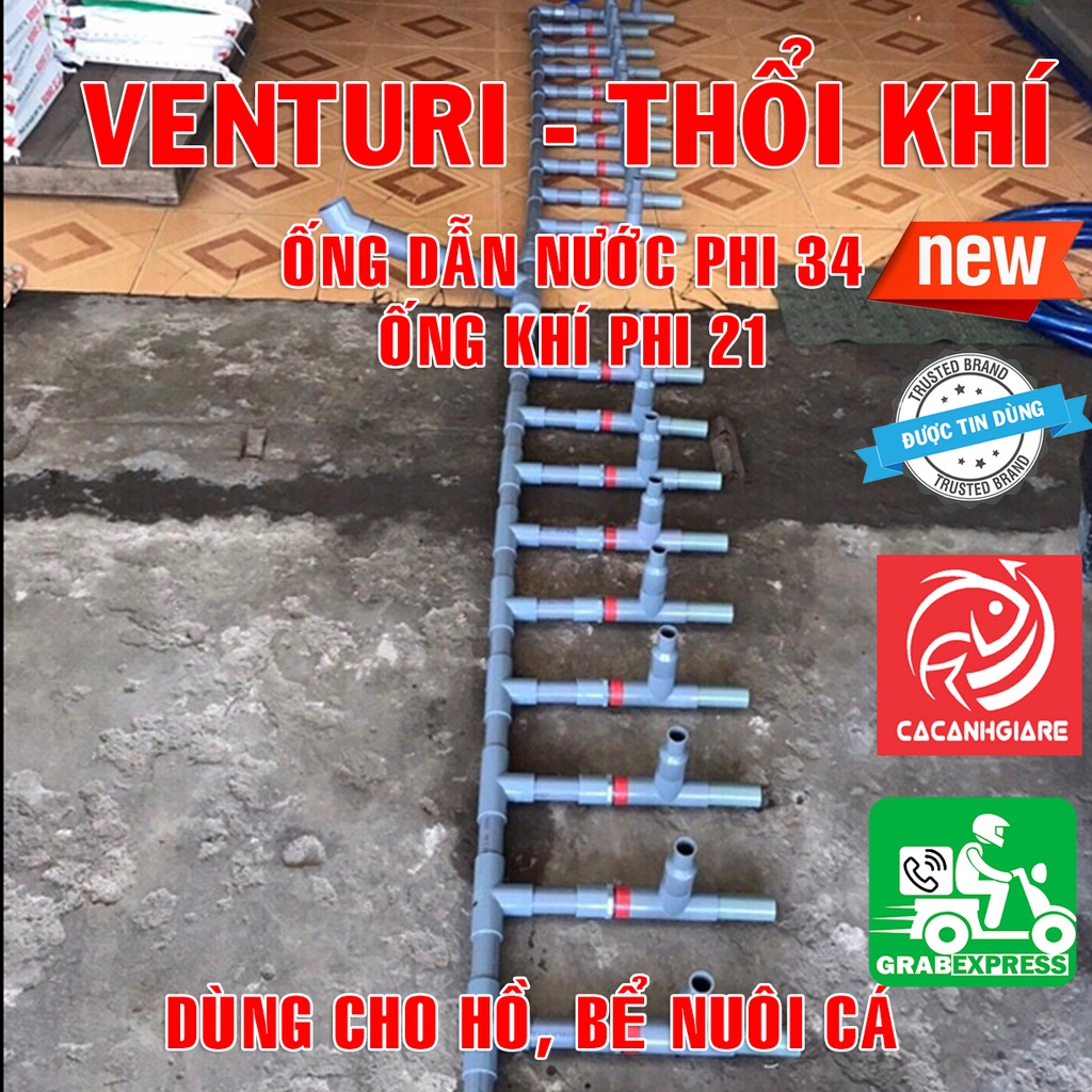 Venturi - Trộn khí, Thổi khí máy bơm dành cho ao nuôi tôm,cá