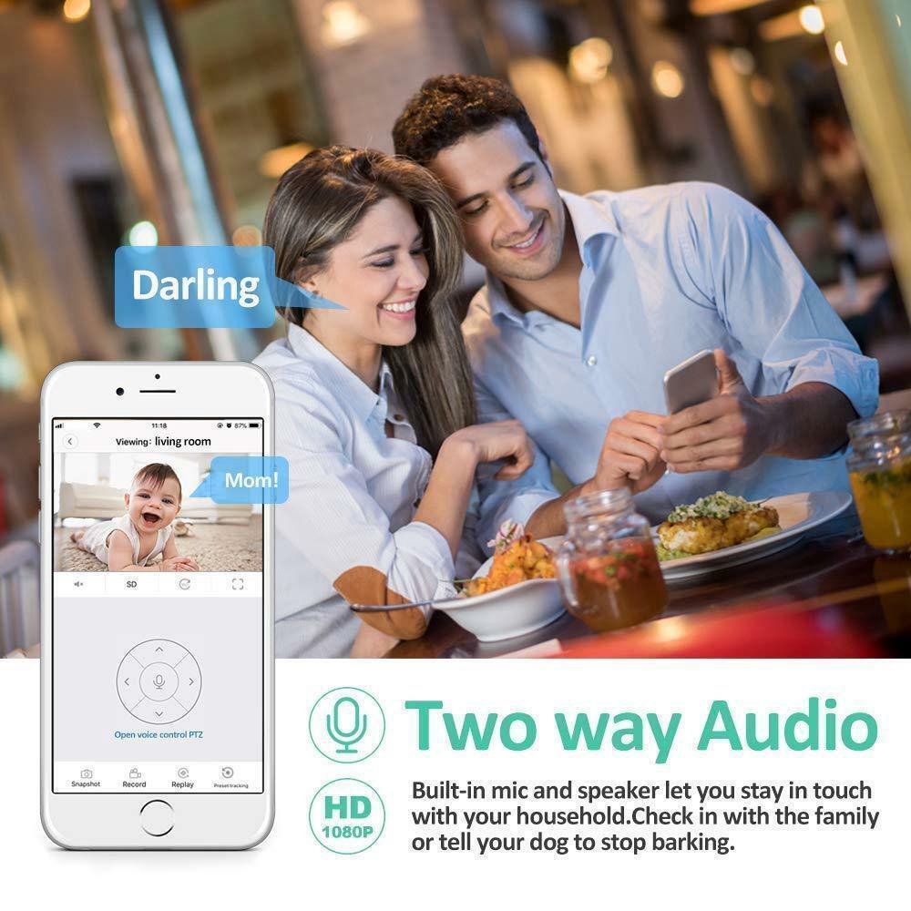 Camera An Ninh Kết Nối Wifi 360 Độ Full Hd 1080p P2p