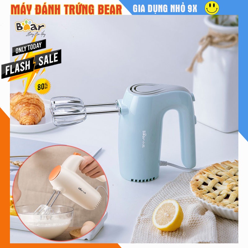 [Mã 154ELSALE2 giảm 7% đơn 300K] Máy Đánh Trứng Cầm Tay Bear DDQ-A01G1 - Chính Hãng BEAR Bảo Hành 18 Tháng