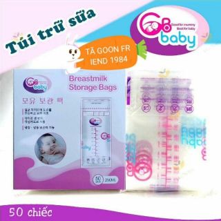 ( Mẫu mới) Combo 2 túi trữ sữa gb
