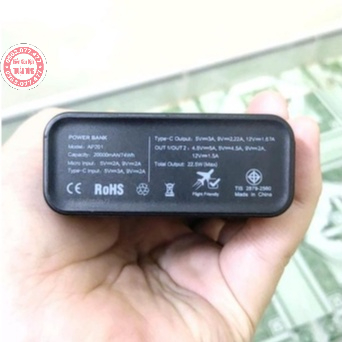 Pin Sạc Dự Phòng ACOME AP201 20000mAh Sạc Nhanh 22.5W - HÀNG CHÍNH 18 THÁNG