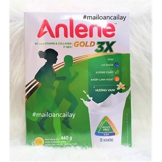 Sữa Bột Anlene Movepro Hương Vanilla Hộp Giấy 440g (trên 40 tuổi)