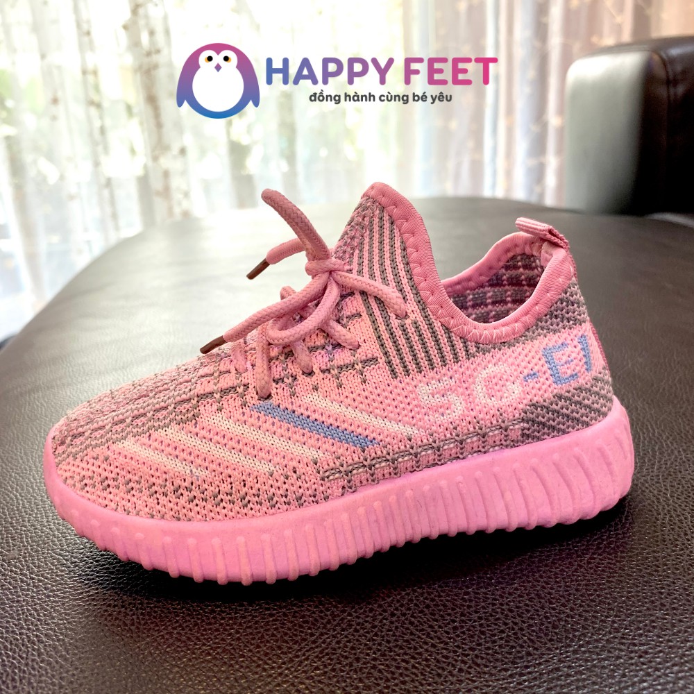 Giầy thể thao trẻ em sneaker lưới Happy Feet xỏ lười bé trai bé gái từ 1-5 tuổi – No32