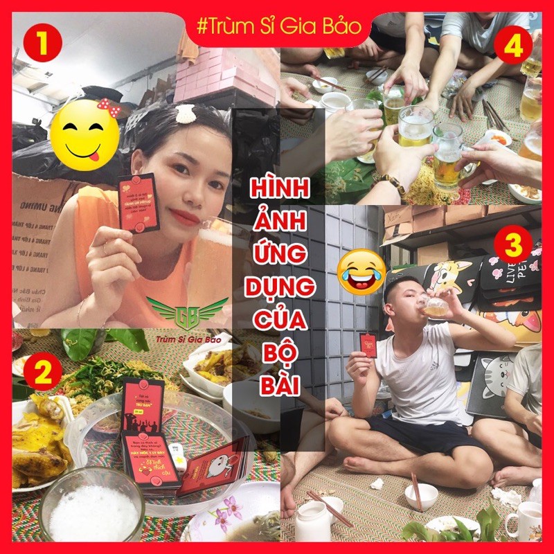 Bộ bài Nốc out , bộ bài Thử Thách drinking game uống bia rượu cực vui , cực quậy cho đám bạn siêu lầy