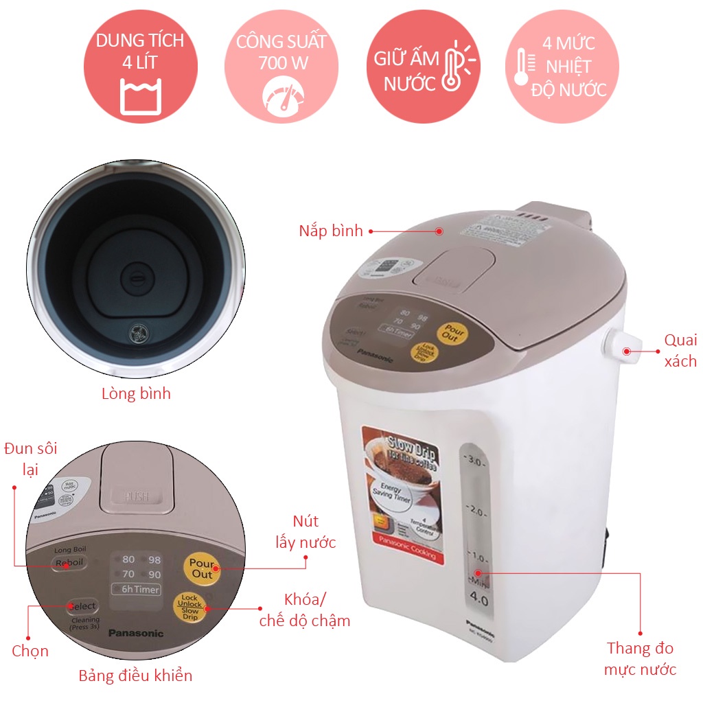 Bình Đun Siêu Tốc Braun WK300 - 2200W - 1.7L - Trắng