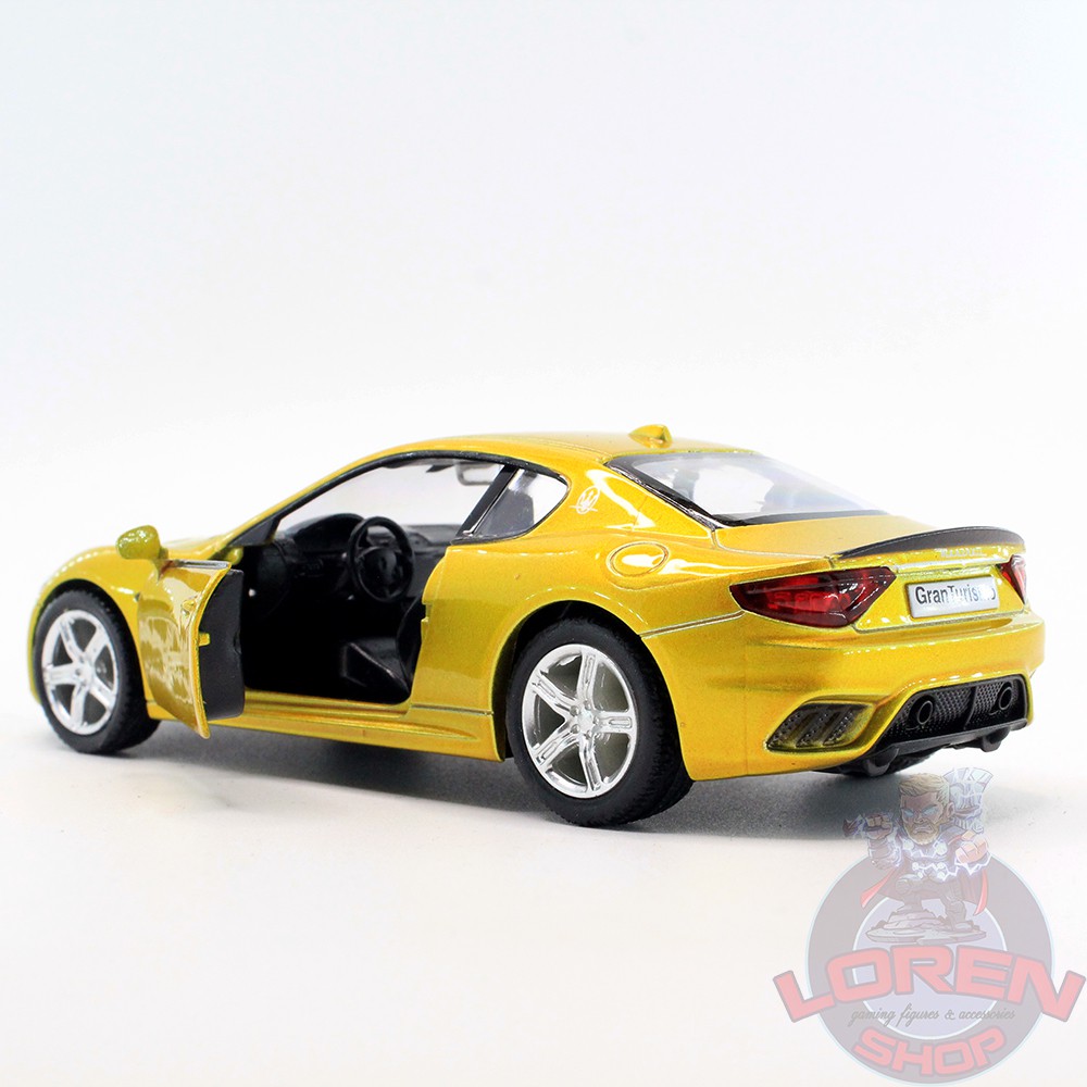Mô hình ô tô kim loại Maserati GranTurismo MC tỷ lệ 1:36, siêu xe đồ chơi 13cm lorenshop