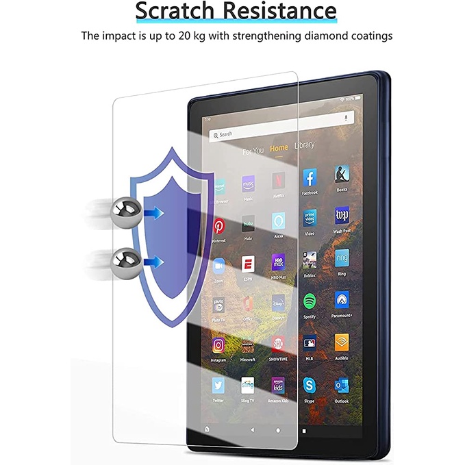 Kính Cường Lực Bảo Vệ Màn Hình Cho Amazon Fire HD 10 / Fire HD 10 Plus / Fire HD 10 Kids / Fire HD 10 Kids Pro Tablet 10.1 Inch