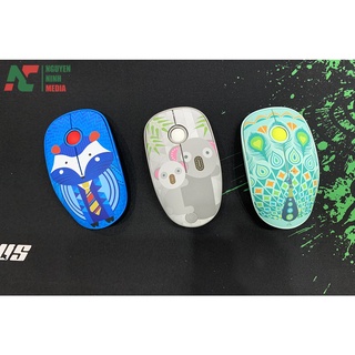 Chuột Không Dây Họa Tiết Kute Forter V8 Slient Mouse