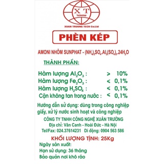 Phèn chua loại 1