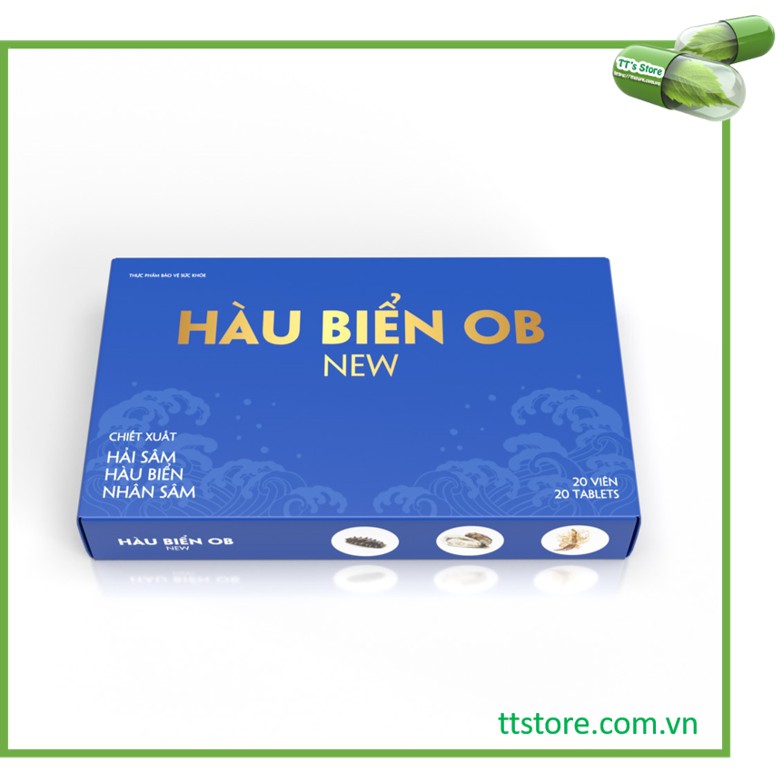 Tinh Hàu Biển OB Hộp 30 viên Hàu OB NEW 20 viên (Mẫu mới)