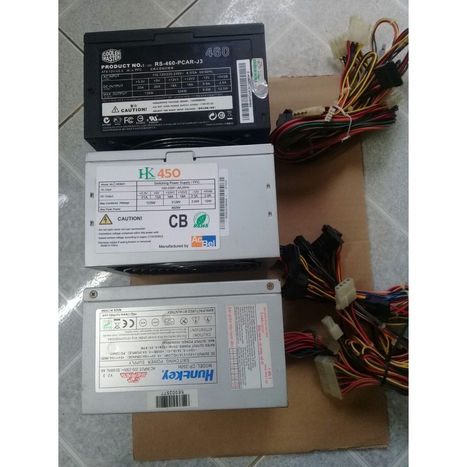 Bộ nguồn ACBEL / COLERMASTER công suất thực dùng cho PC
