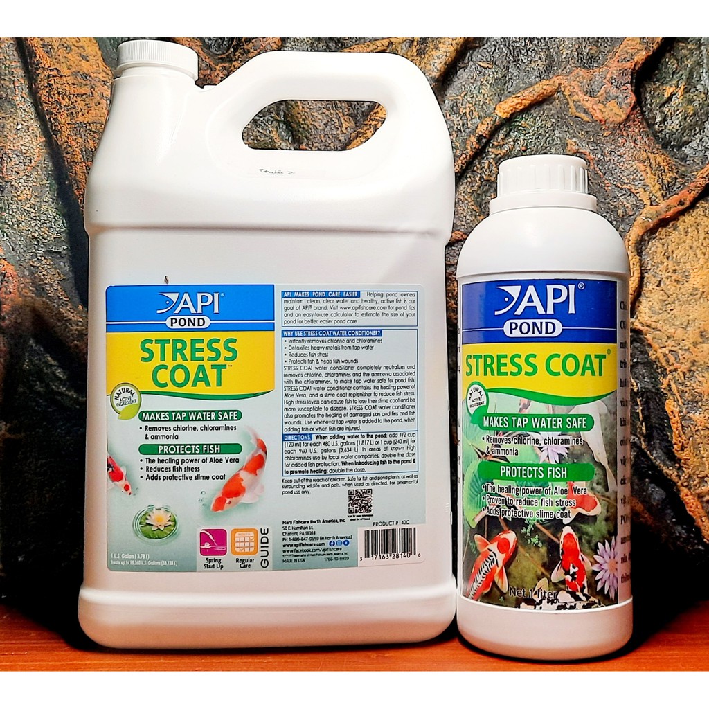 API-Stress coat Pond (chai 1L extract)-Giảm stress cho cá nước ngọt & mặn