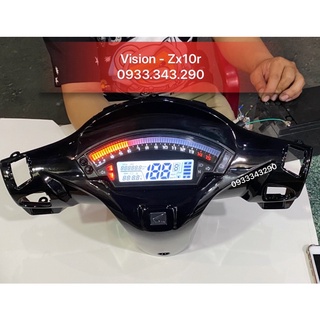 Trọn bộ bợ cổ vision - chế đồng hồ zx10r new !