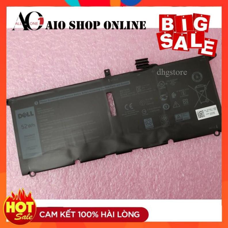 ⚡ Pin  laptop Dell XPS 13 9370 9380 DXGH8 52Wh