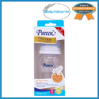 Bình Sữa Cổ Rộng Và Cồ Hẹp PUREEN 120ml- 250ml CHO BÉ BẰNG NHỰA TRITAN