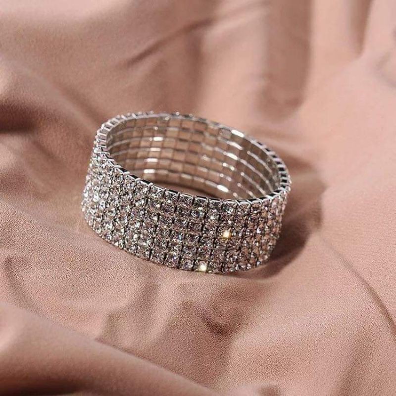 Vòng tay đá dây thun 2- 6 -9hàng