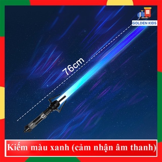 Đồ chơi kiếm phát sáng đèn LED, kiếm laser nhiều màu sắc cho bé