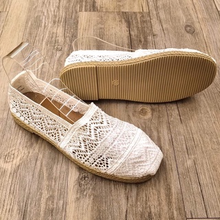 Giày toms lươi vải nữ mềm đế cao su
