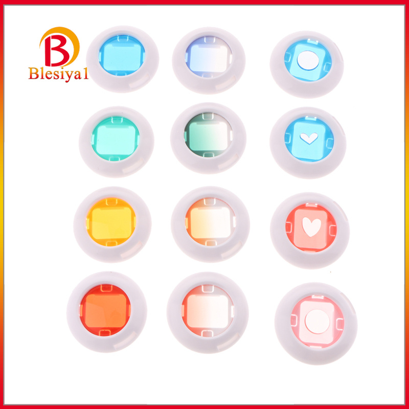 [BLESIYA1]12pcs Close-Up Color Filter Lens Kit for   Fuji Instax Mini 8 / 9 /7S