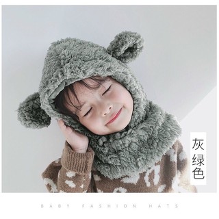 MŨ LÔNG KÍN CỔ cho bé size 2-5 tuổi