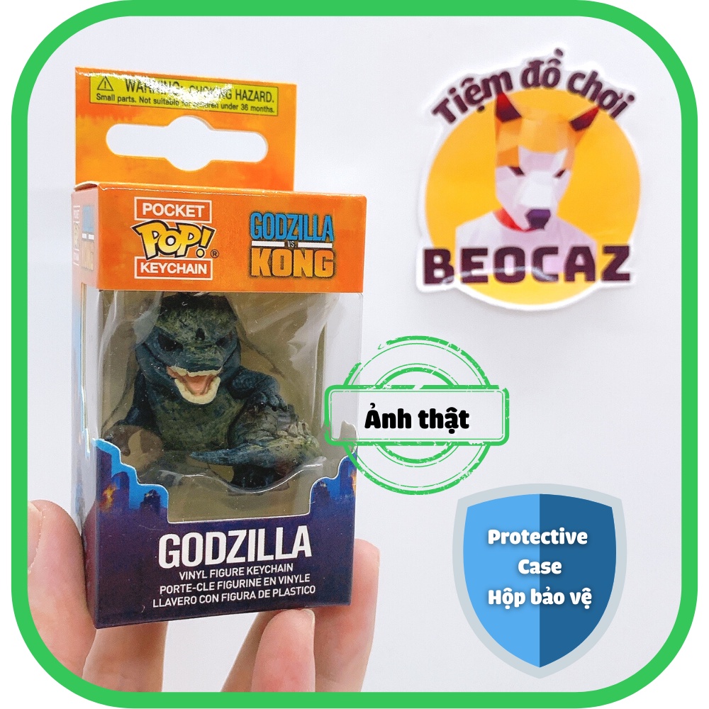 [Full Box] [Tặng Hộp Bảo Vệ] Móc khoá quái vật Godzilla phim Godzilla Đại Chiến Kong đại chiến quái vật khổng lồ