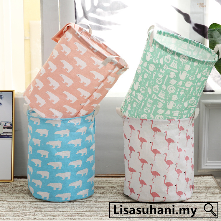 Túi Xách Nữ Vải Cotton Lanh In Hình Gấu Trắng Đáng Yêu