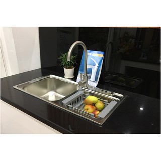 🎁FREESHIP🎁 Combo 5 Gác chậu rửa bát thu gọn inox