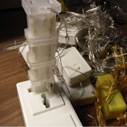 Dây Đèn Led Chớp Nháy Fairy Light, dài từ 3,5 đến 4,3 m tùy đợt hàng