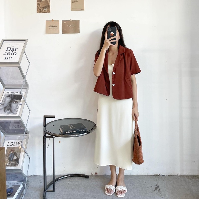 Áo blazer cọc tay 2 lớp dày dặn (A11509) | BigBuy360 - bigbuy360.vn