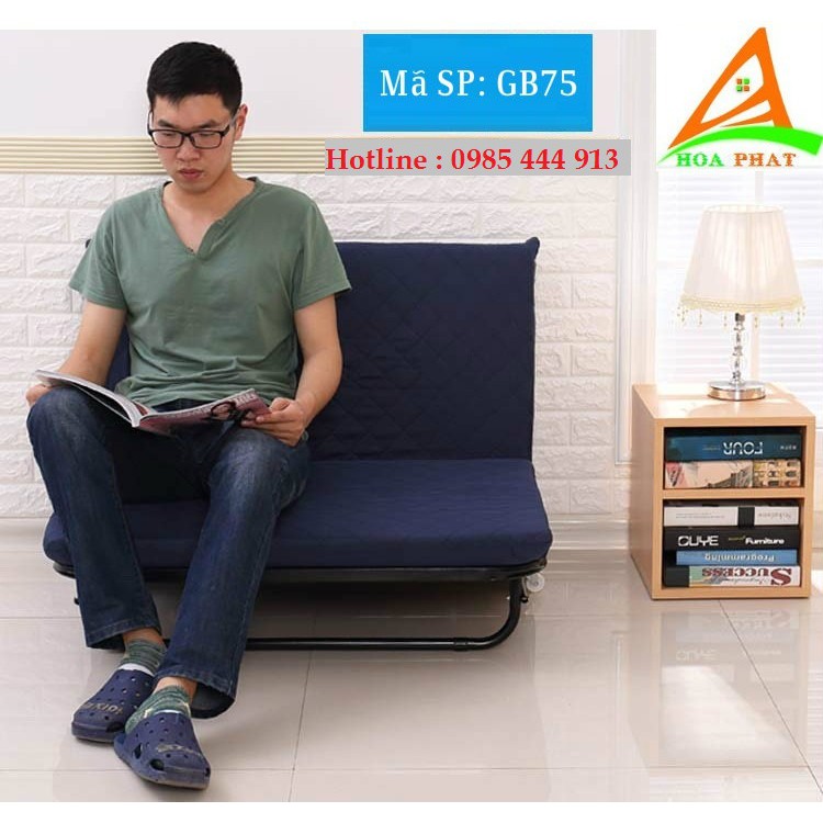 GIƯỜNG GẤP NÂNG ĐẦU VÀ CHUYỂN ĐỔI THÀNH SOFA GB75 | BigBuy360 - bigbuy360.vn