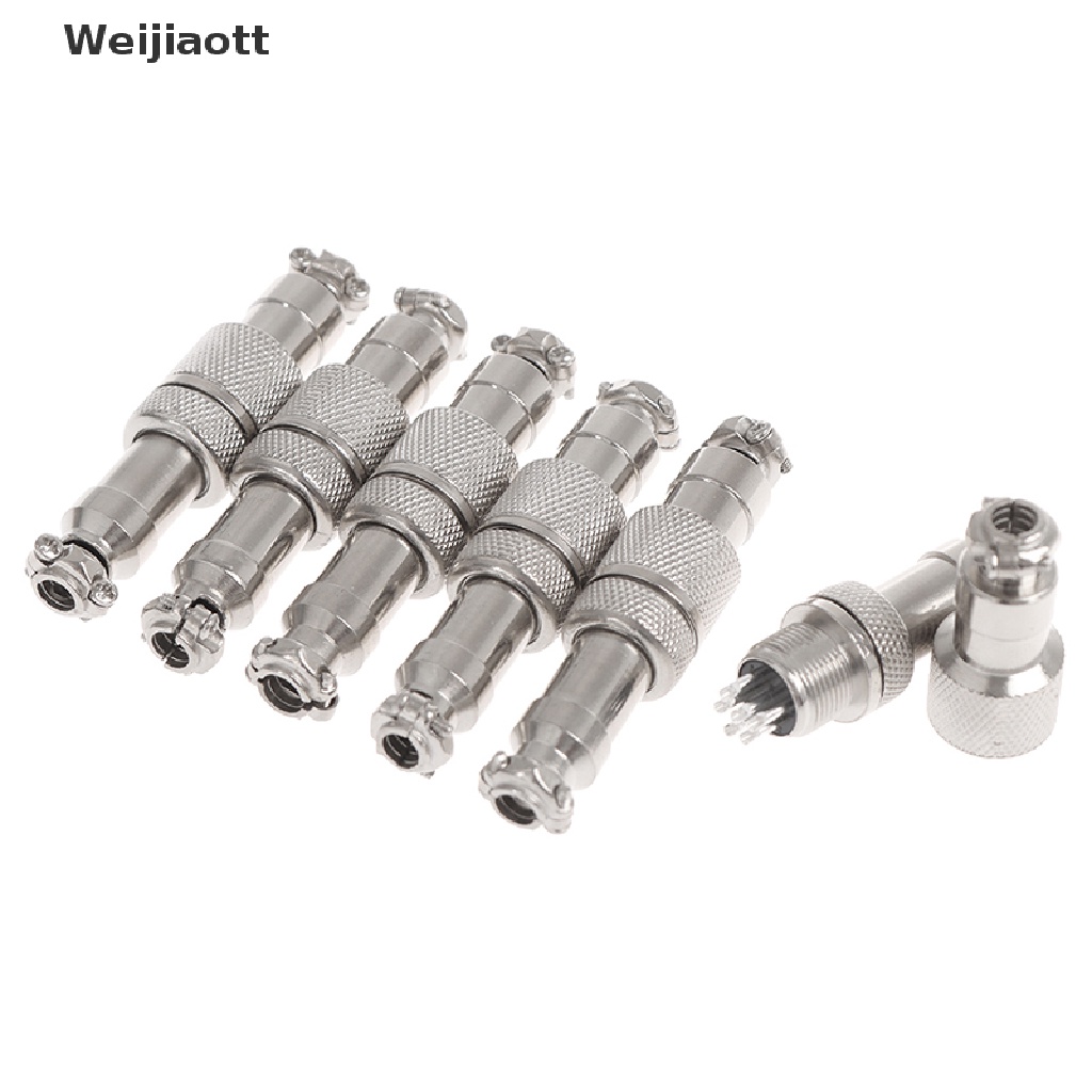1 ổ cắm kim loại 12mm Weijiaott GX12